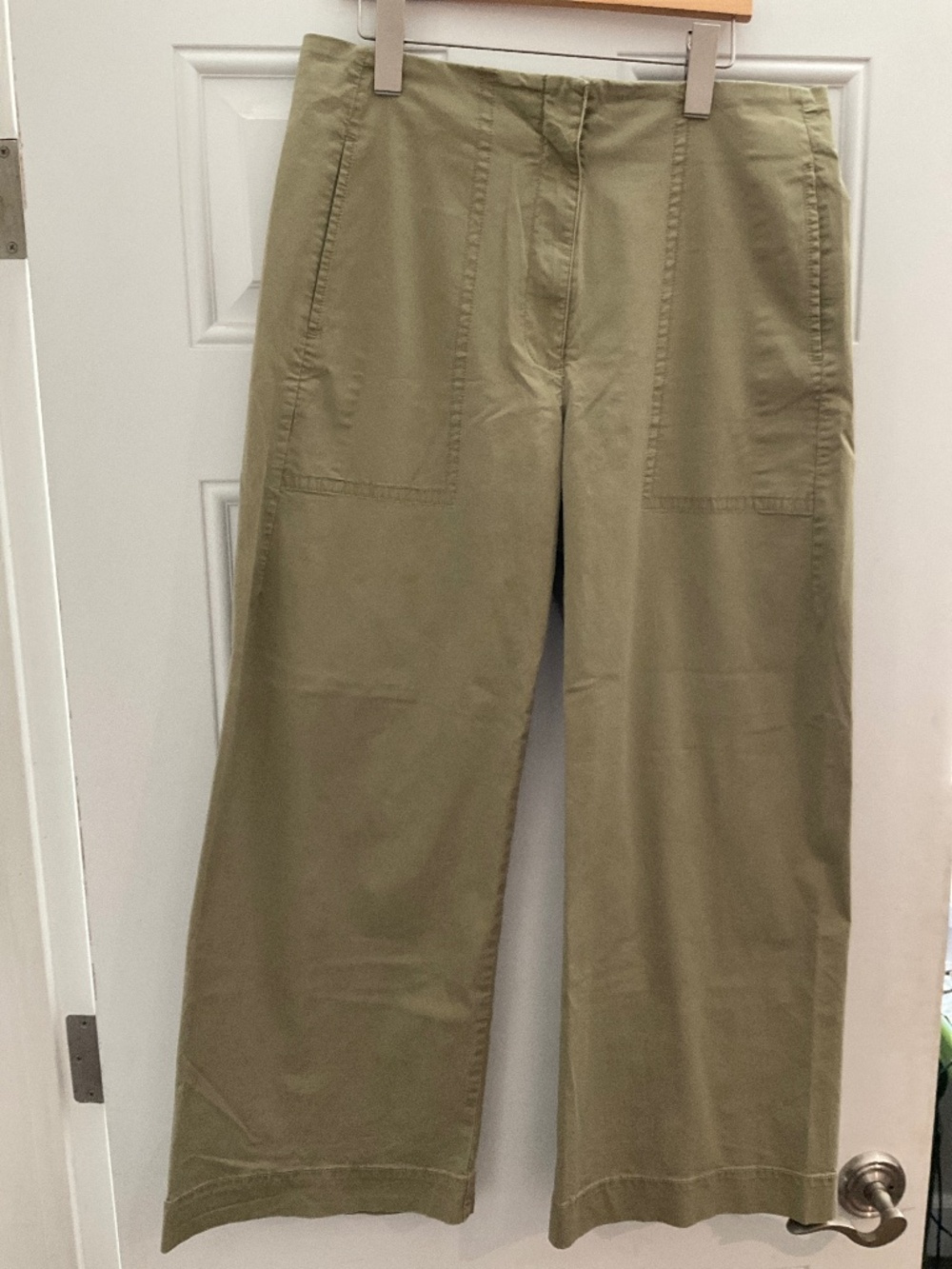 J Crew cropped stretch chinos high rise